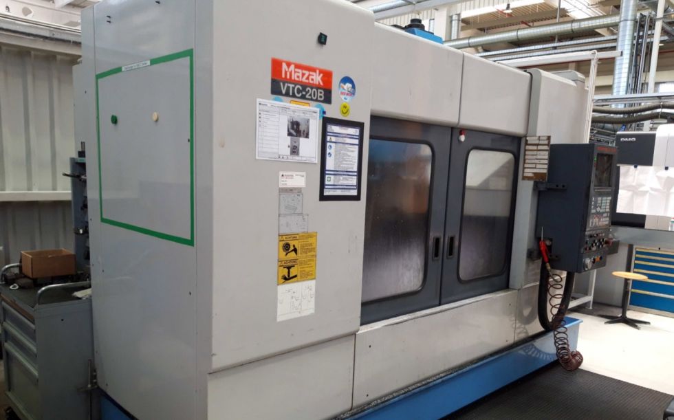 Mazak VTC-20B VMC X 1100 Y 510 Z 510 mm 5124 = Mach4metal