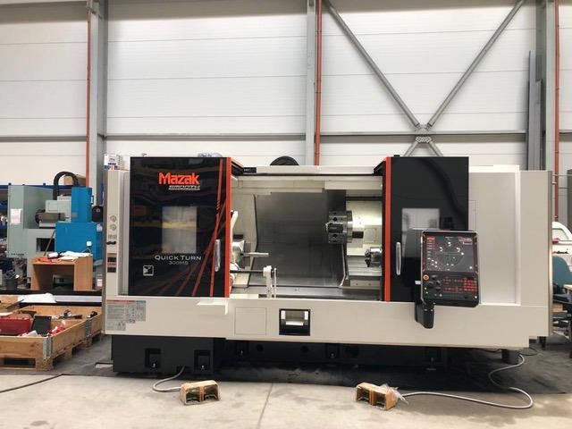 Mazak QT 300 MS Ø 420 x 1.281 mm C Axis and Sub spil 33 Hours ! 5149 = Mach4metal