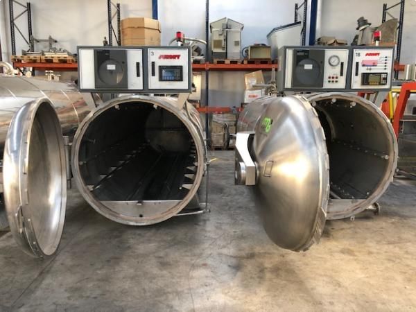 Autoclaves estáticos a vapor SURDRY en acero inoxidable de 4 cestas