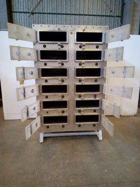 Estufa Esterilizadora 26/180 en Inox Con 12 Compartimentos