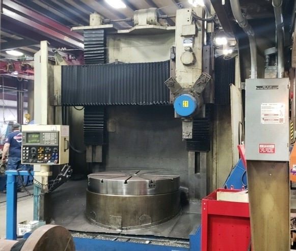 Torno de torreta vertical CNC