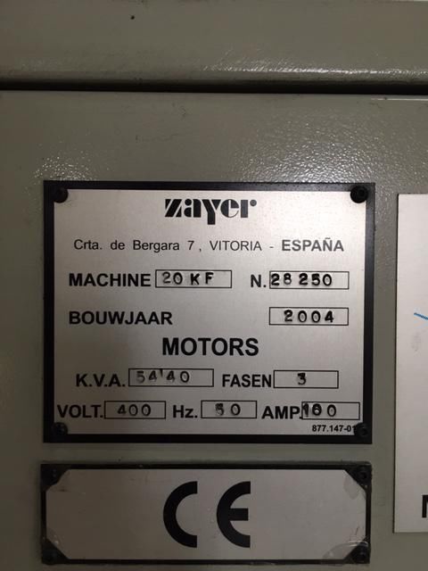 Zayer 20 KF 5000 Y=1200 Z=1500 mm HeidenHain iTNC530 5359 = Mach4metal