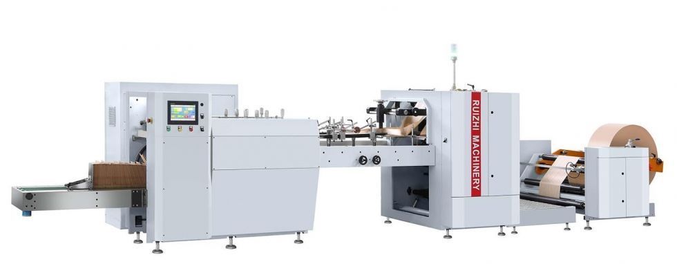 M�quina autom�tica de alta velocidad para hacer bolsas de papel