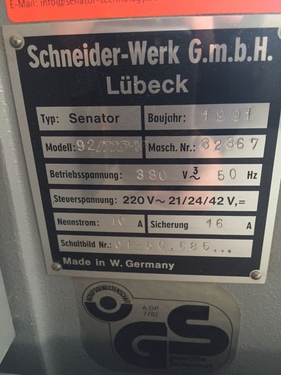 Schneider Senator 92 mc - V