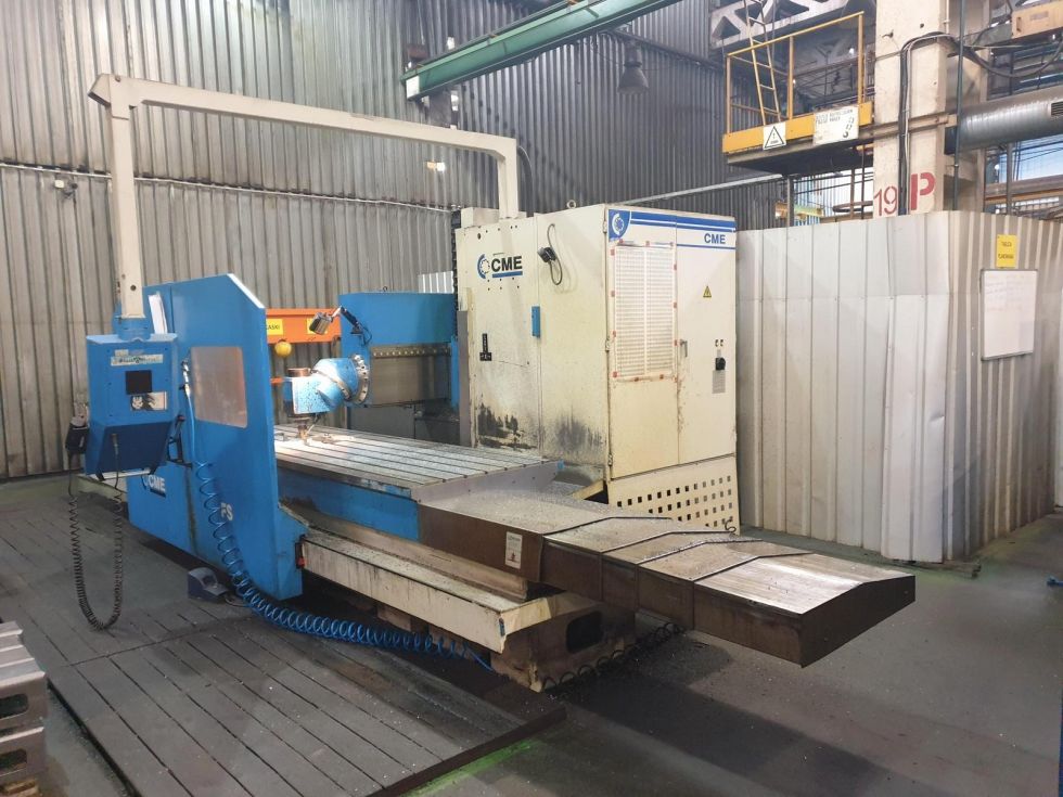 CME FS4 Bed milling X/Y/Z 3000 x 1000 x 1000 mm 5554 = Mach4metal