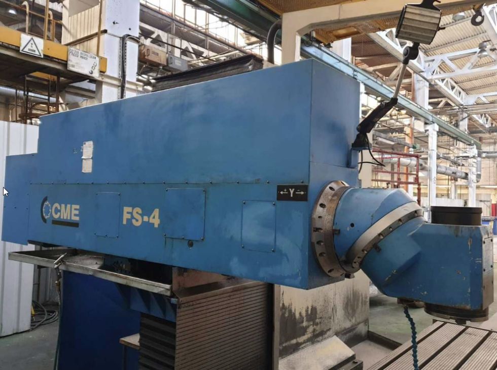 CME FS4 Bed milling X/Y/Z 3000 x 1000 x 1000 mm 5554 = Mach4metal