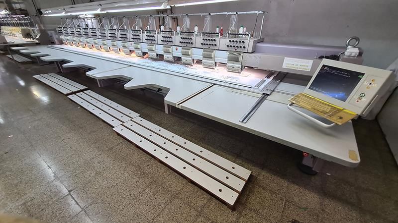 Máquinas de bordar - máquinas de bordar multi-cabezales usadas