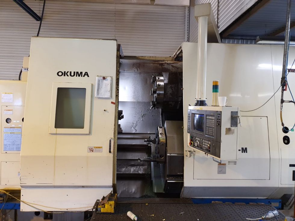 Okuma LU-45M CNC Lathe Ø 904 x 1000 mm C-Axis  5585 = Mach4metal