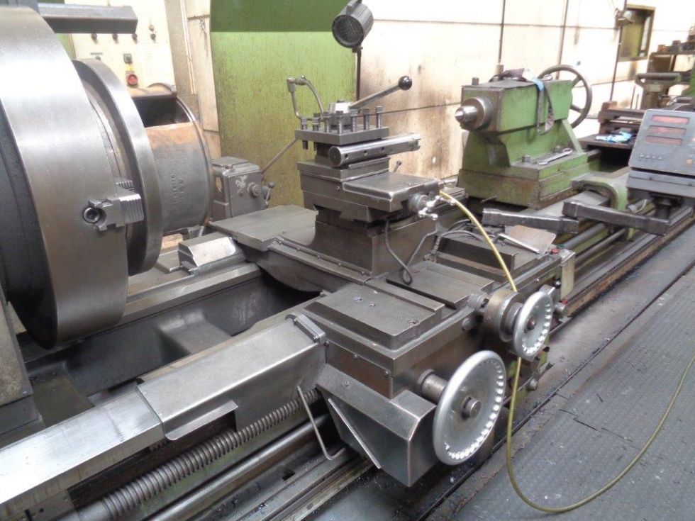 DeMoor Oil Country Ø 360 lathe Ø 970 x 7000 5587 = Mach4metal