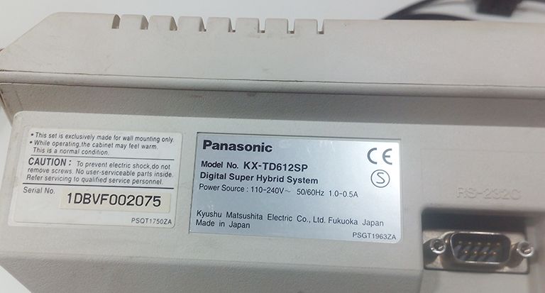 Centralita y teléfono PANASONIC KX-TD612SP