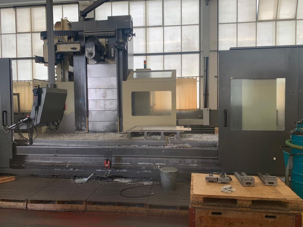 Bed milling CNC Correa L30/43 X 4300 Y 1200 Z 2000 UAD 0,02 x 0,02 Gr 6045 = Mach4metal