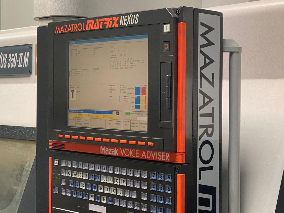 CNC turning lathe - MAZAK QTN 350 II – M with C-axis and Live tooling 6102 = Mach4metal