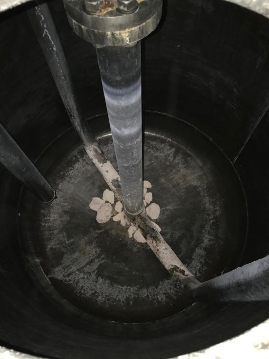 Reactor aguilar y salas 3.000 litros acero inoxidable 321 con agitacion, calorifugado y media caña d