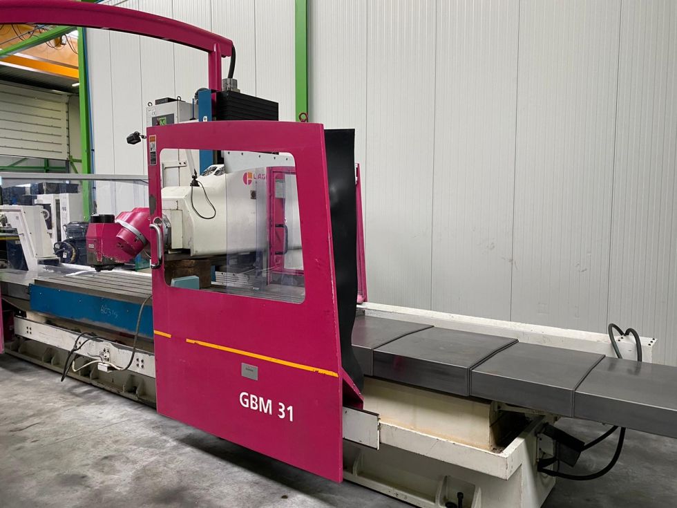 CNC bed milling machine - Lagun Goratu GBM 31 6115 = Mach4metal