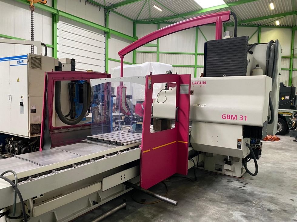 CNC bed milling machine - Lagun Goratu GBM 31 6115 = Mach4metal
