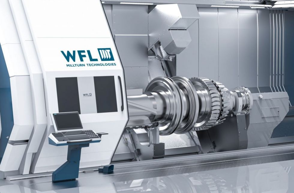 CNC turning lathe - WFL Austria MILLTURN M100 Ø 1000 x 5000 * C-Axis * Y-Axis * B-Axis 6212 = Mach4