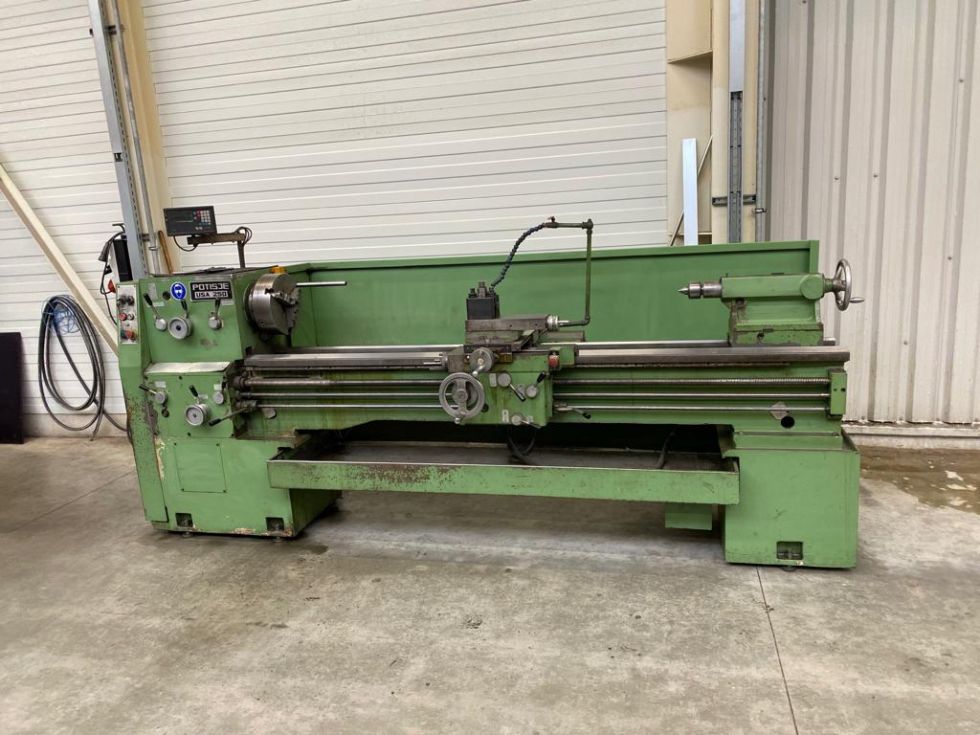 POTISJE USA 250 Universal lathe Ø 510 x 2000 mm bore Ø 103 mm 6226 =Mach4metal