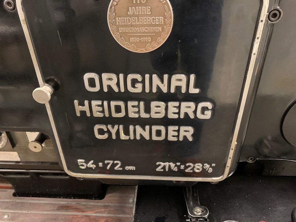 Heidelberg Cylinder OHZ