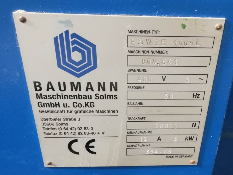 Volteadora de pilas " BAUMANN "