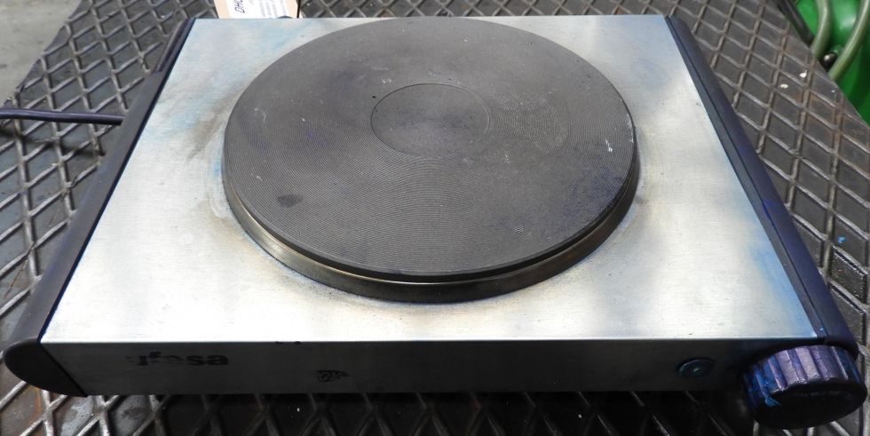 Placa calefactora circular