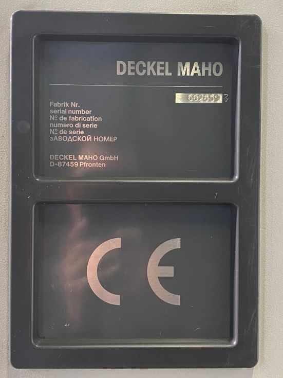 5-axis machining centre DECKEL MAHO - DMU 60 P 6309 = Mach4metal