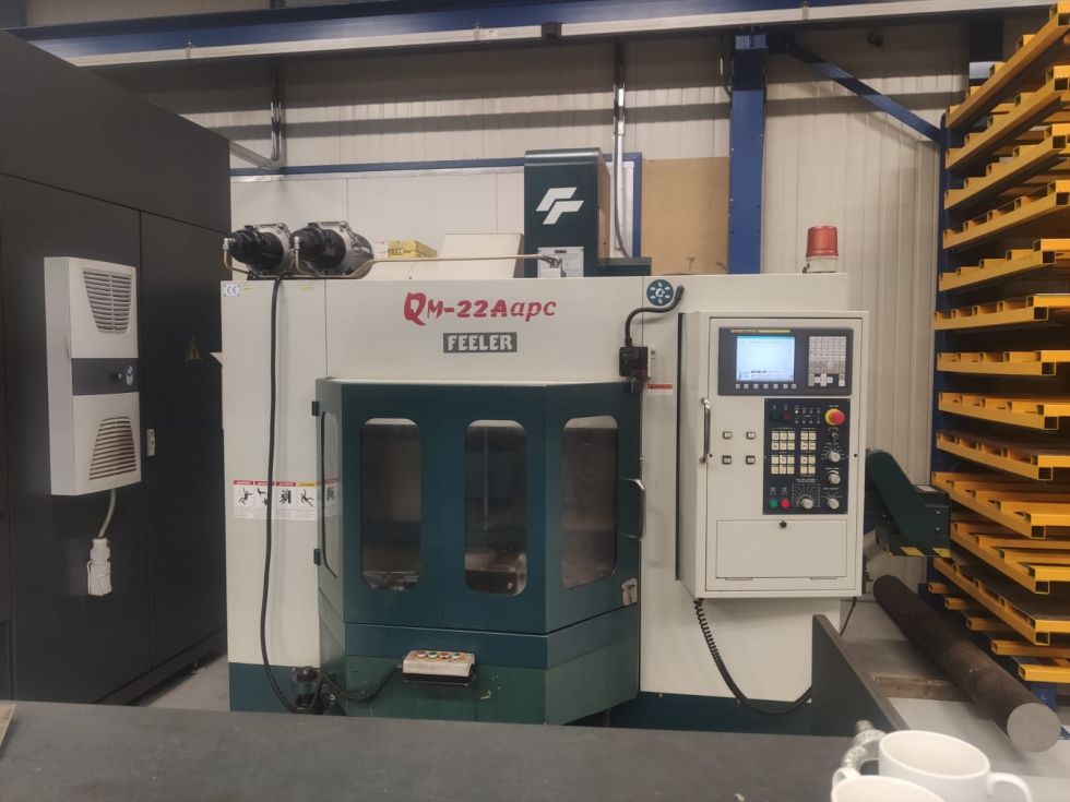 Horizontal machining centre Feeler - QM-22A APC HMC 580 x 420 x 490 mm 6342 = Mach4metal