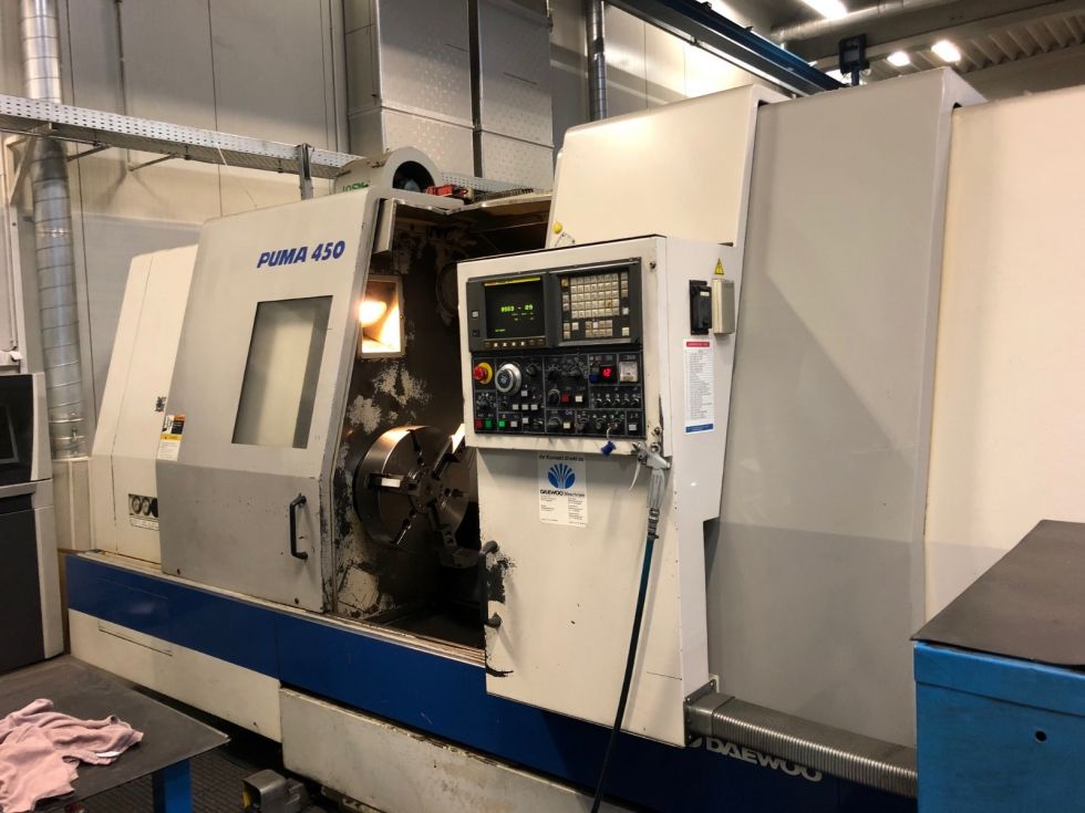 CNC turning lathe DOOSAN - PUMA 450 Ø 900 x 1000 mm 6351 = Mach4metal