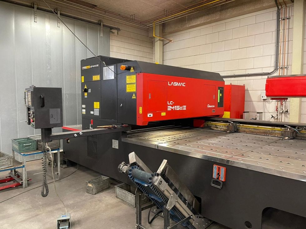 Laser cutter AMADA - LC 2415 A3 CNC 4kW 2500 x 1500 mm 6348 = Mach4metal