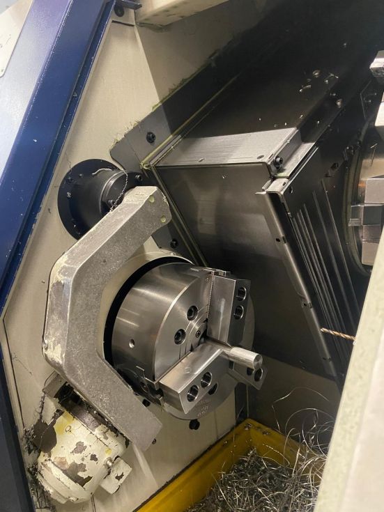 CNC turning lathe TONGTAI - HS 22 – M Ø 220 x 200 mm C-Axis Live Tools 6367 = Mach4metal