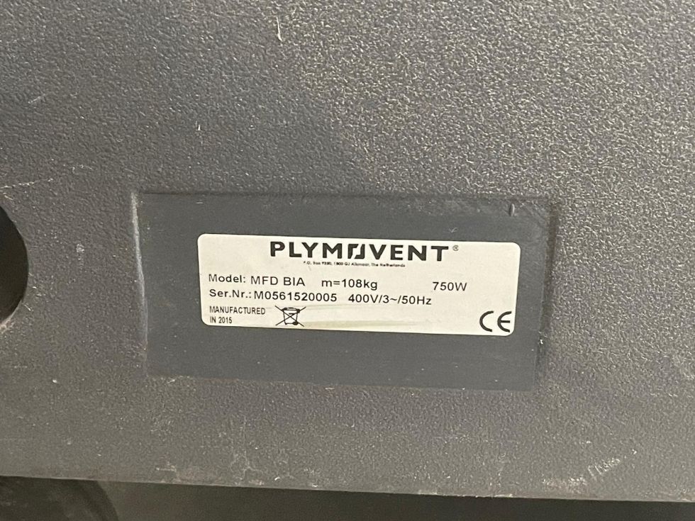 PLYMOVENT - MFD BIA + Ultraflex 4 Mobile dust extraction arm 4 Mtr 6420 = Mach4metal