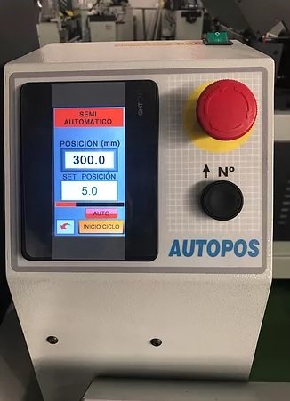 Tope posicionador motorizado  para hierro TH-AUTOPOS