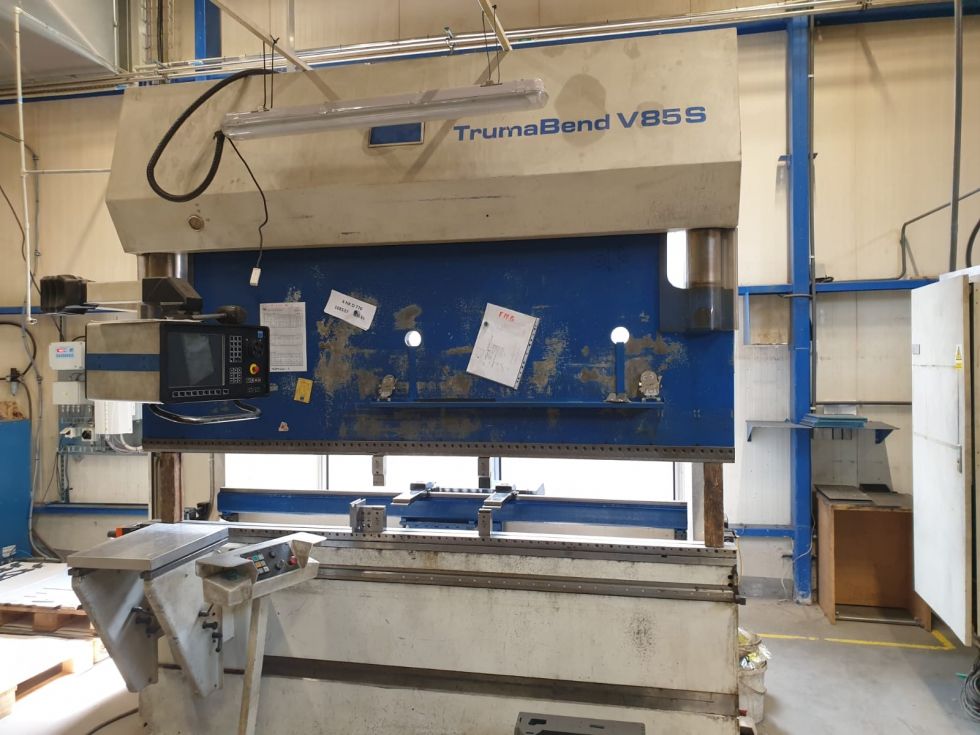 TRUMPF - TrumaBend V85S CNC Pressbrake 2550 x 85 T - 6 Axis 6513 = Mach4metal