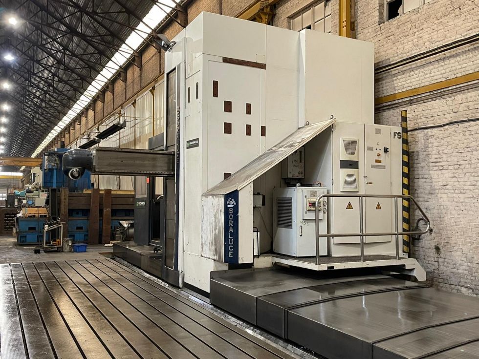 SORALUCE - FS 8000 CNC bed milling 8000 x 2800 x 1500 mm 6612 = Mach4metal