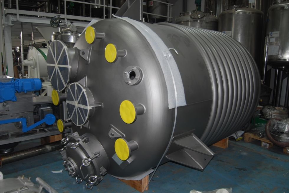 Reactor acero inoxidable 316 5.000 litros nuevo con media caña