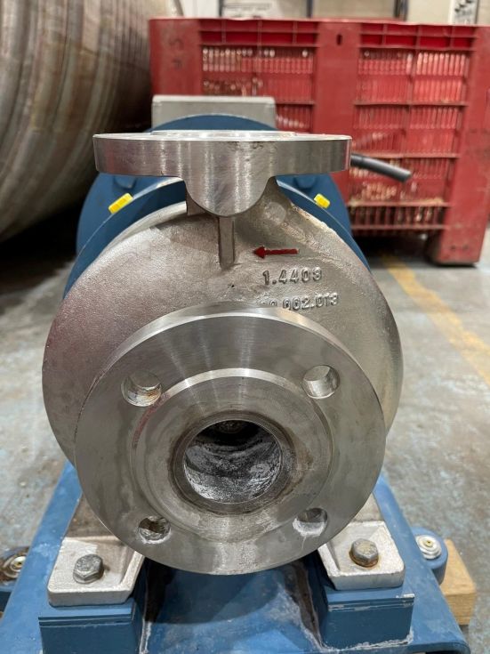 Bomba centrifuga quimica de proceso sterling sihi cbed 032160-160 c0 2a1 4b 1f0 34 de segunda mano