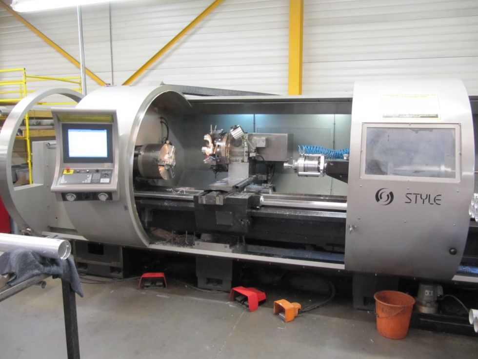 CNC turning lathe STYLE - 630 x 3000 6828 = Mach4metal