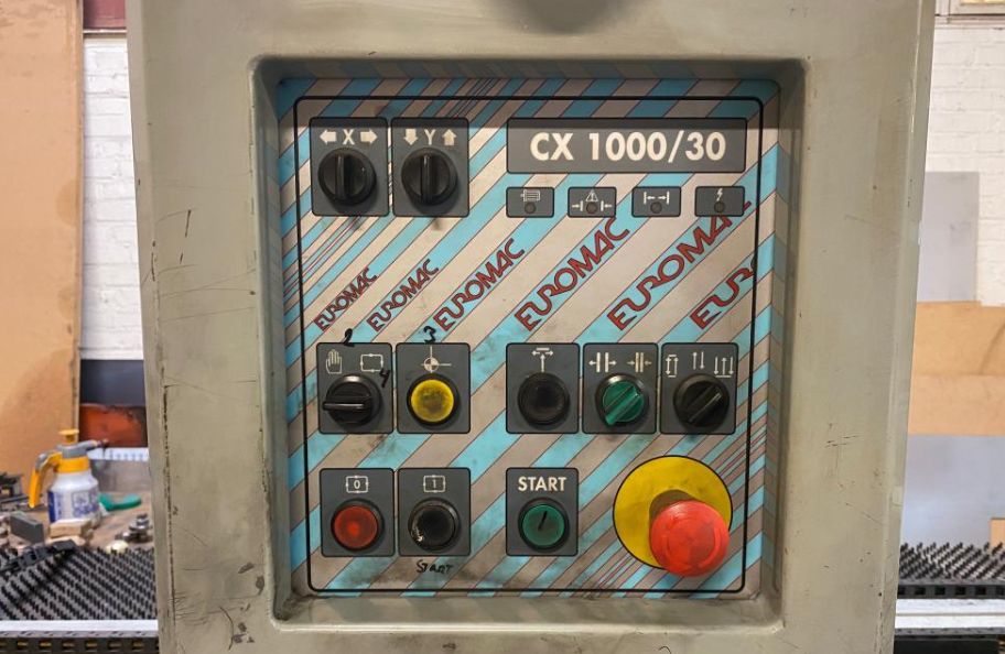 EUROMAC - CX 1000/30 CNC Punching machine X-Y 2000 x 1000 mm 6871 = Mach4metal