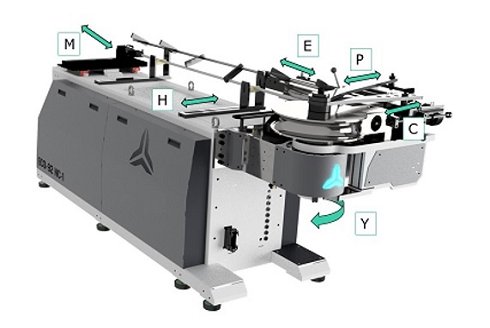 Curvadora de tubo ECO 92-CN1