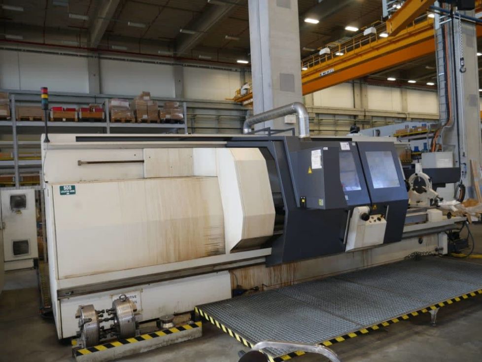 VDF BOEHRINGER - DUS 800 Ti CNC turning lathe Ø 820 x 3000 x 128 bore 6910 = Mach4metal