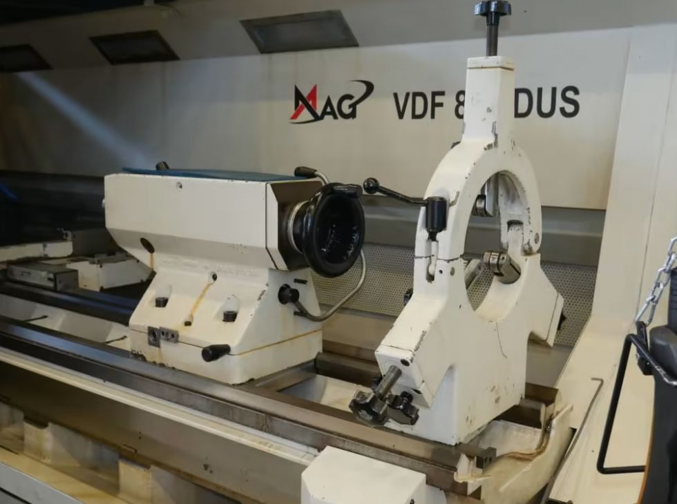 VDF BOEHRINGER - DUS 800 Ti CNC turning lathe Ø 820 x 3000 x 128 bore 6910 = Mach4metal