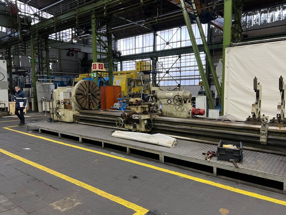 VDF Wohlenberg - V 1250 B Turning lathe Ø 1250 x 6000 mm = Mach4metal 6947