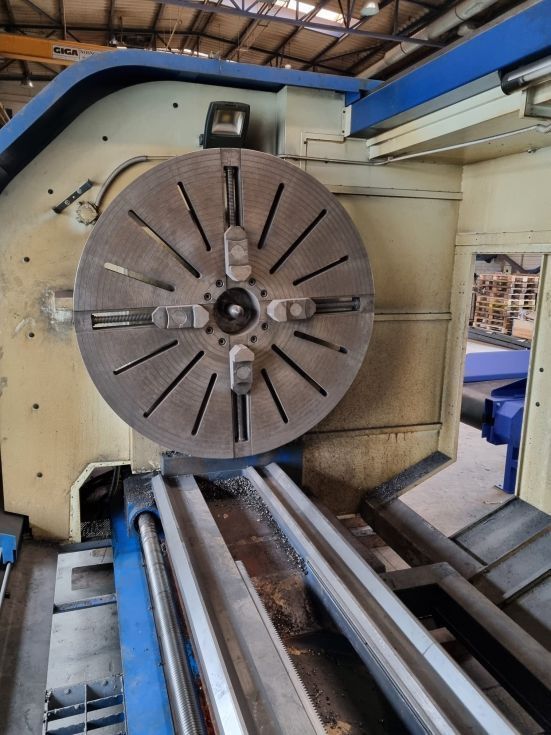 DUGARD - MEGATURN BN 70 CNC Lathe Ø 1800 x 5000 with C-Axis and bore 318 mm = Mach4metal 6956