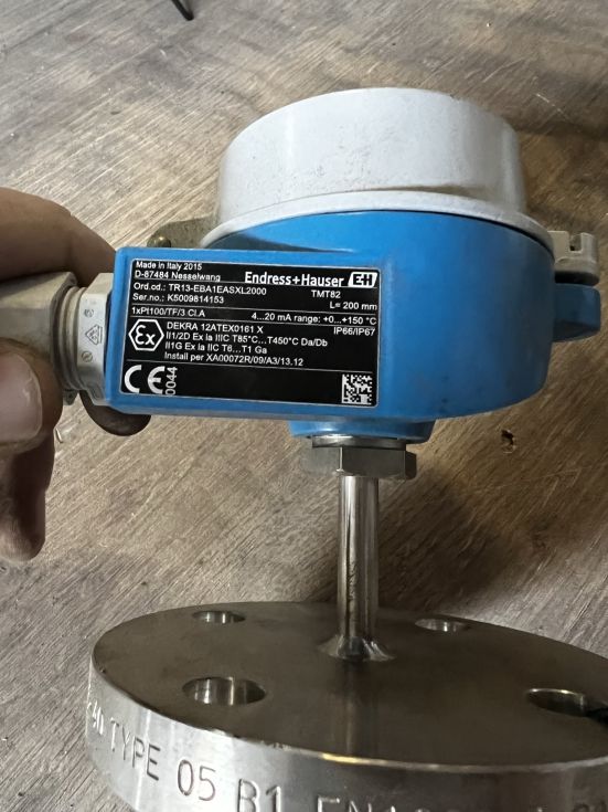 Sonda de temperatura modular endress hauser tr13 sin uso