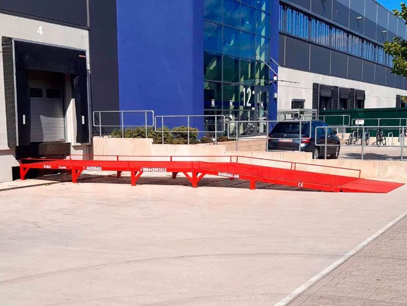 Rampa de carga para veh�culos fuerte AUSBAU-VR