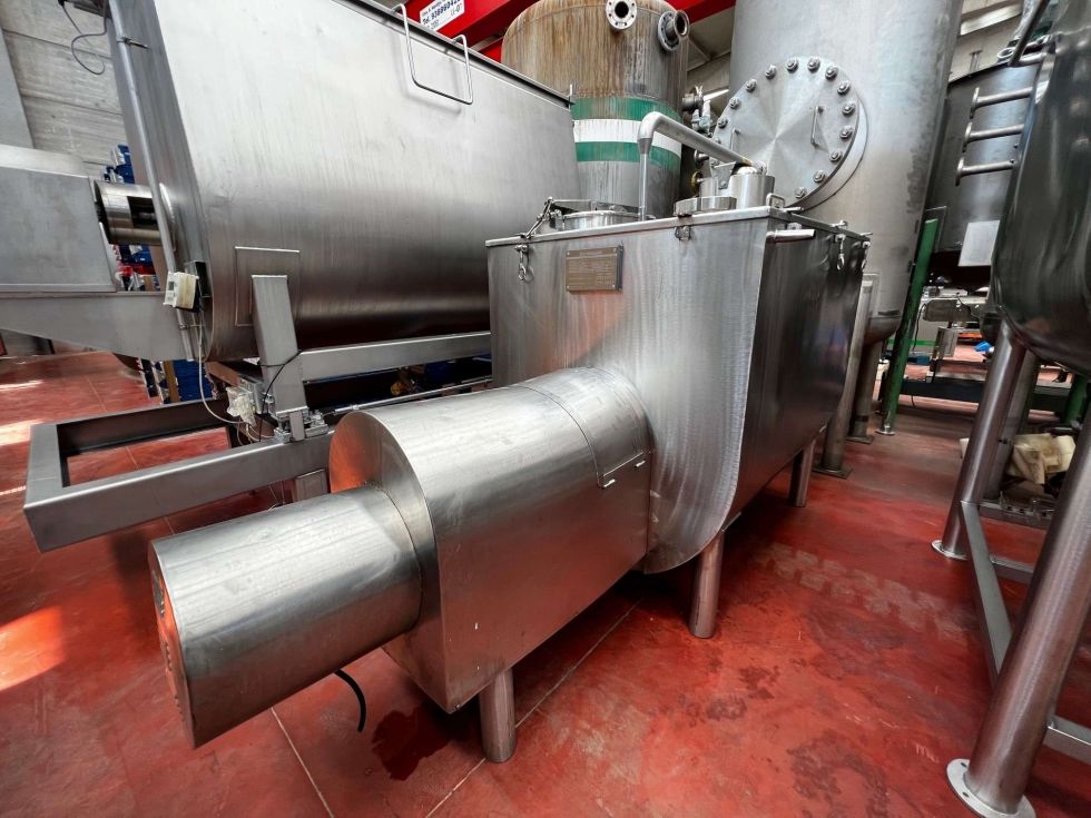 Mezclador de bandas tuchenhagen acero inoxidable 1500 litros