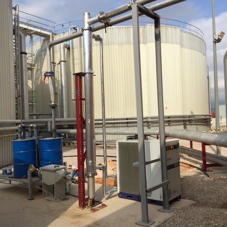 Secador de biogás y gases
