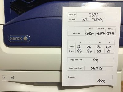 Impresora de oficina XEROX WC7830i