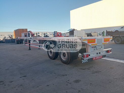 Plataforma NUEVA corta extensible de 2 ejes De Angelis 2S370