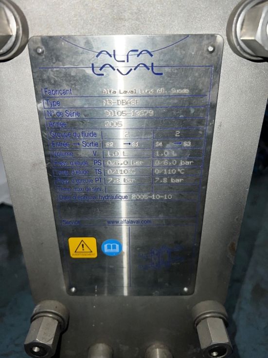 Intercambiador de placas alfa laval m3-dbase de segunda mano