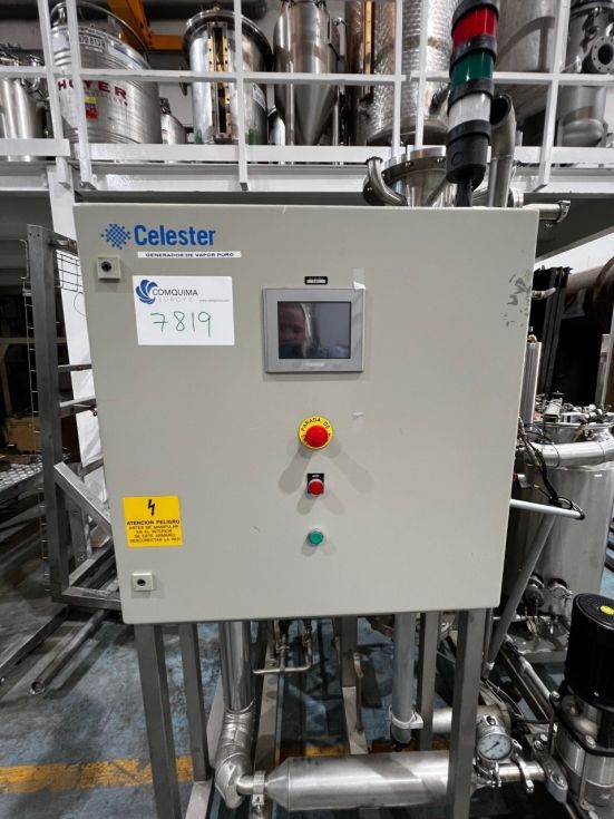 Caldera de vapor puro celester cps-200 acero inoxidable 1 kw de segunda mano